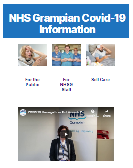 Link to NHSG Covid information